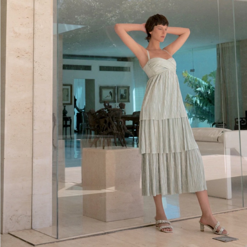 Sabina Musayev BNWT Andromeda Dress // Mint